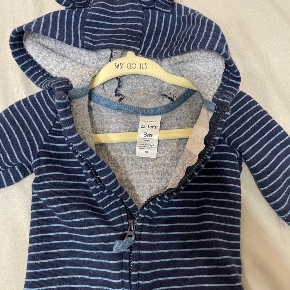 Carter’s 3 month fleece bodysuit